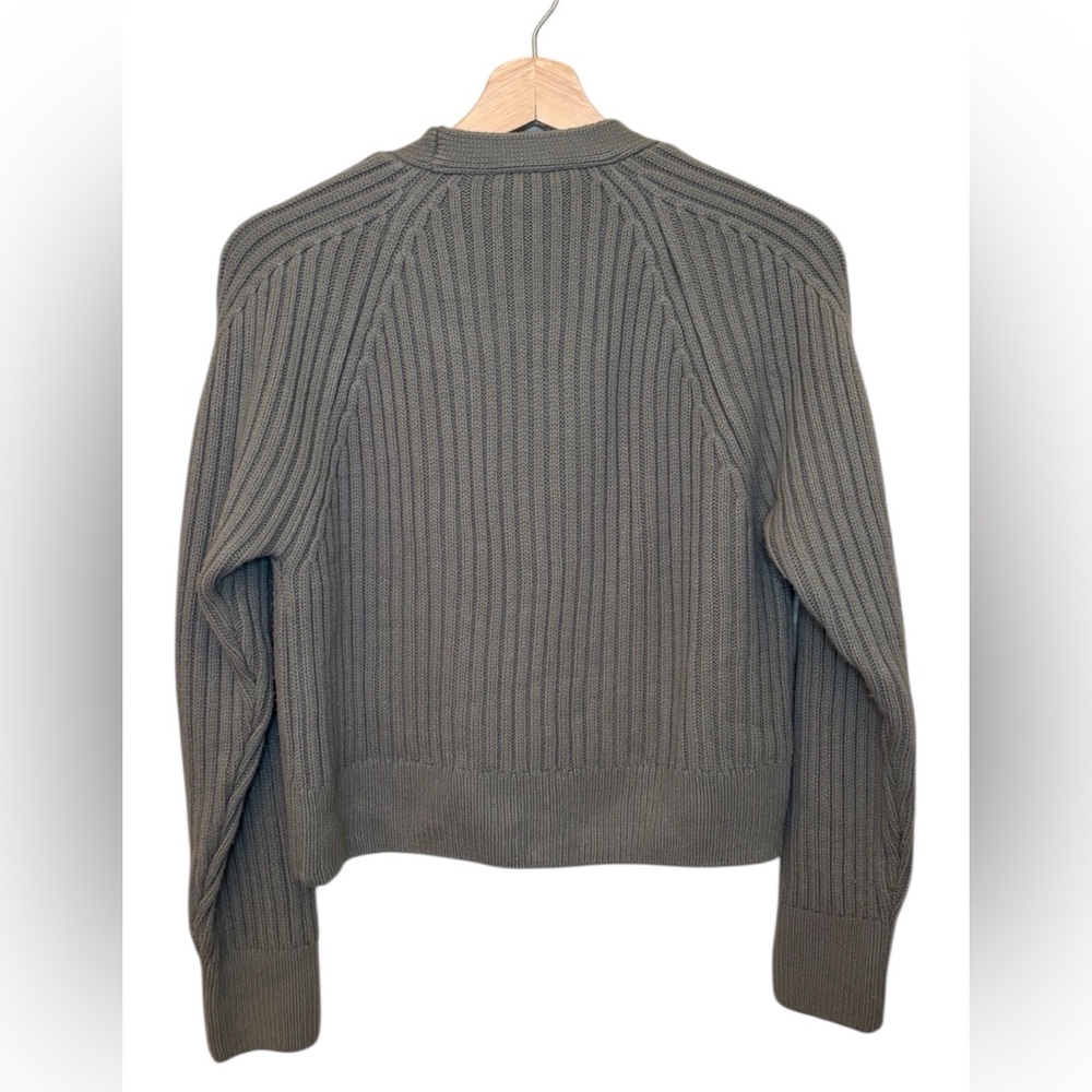 Mavi Green Khaki Knit Women's Cardigan - Picture 3 of 3
